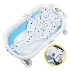 Rede de Proteção Ajustável para Banheira de Bebê, Segurança, Conforto, Tecido Almofadado, Até 20kg, Universal