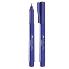 Caneta Fine Pen 0,4mm Faber Castell Ultra Fina Azul
