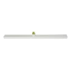 Prateleira De Porcelanato Mod Branco Polido C/Kit de Fixação