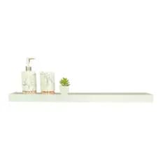 Prateleira De Porcelanato Mod Branco Polido C/Kit de Fixação Sob Medida