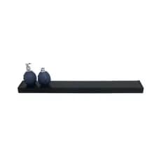 Prateleira De Porcelanato Mod Preto Polido C/Kit de Fixação Sob Medida