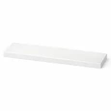 Prateleira De Porcelanato Mod Branco Polido C/Kit de Fixação Diversos Tamanhos - Sob Medida