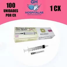 Seringa Descartável 3ml Luer Slip Com Agulha 25x0,7cm 100un Descarpack