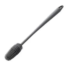 Escova de Silicone Cabo Longo para Lavar Garrafas Jarras Mamadeiras Copos Taças Limpeza Profunda