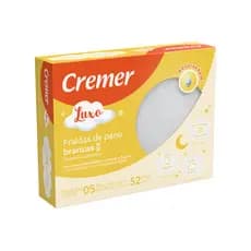 Fraldas de Pano Brancas Luxo Cremer c/05 Unidades