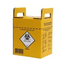Caixa Coletor de Material Perfuro Cortante kit com 3 unid