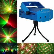 STO323 - Mini Laser Led Projetor Raio Holografico Dj Festa Balada