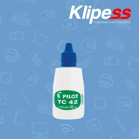 Refil Tinta para Almofada de Carimbo TC-42 Pilot