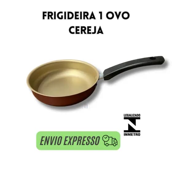 frigideira antiaderente de ovo pequena cereja - frigideira pequena para um ovo antiaderente cereja