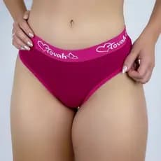Kit com 10 Calcinhas Tanga  Elástico Exposto Microfibra