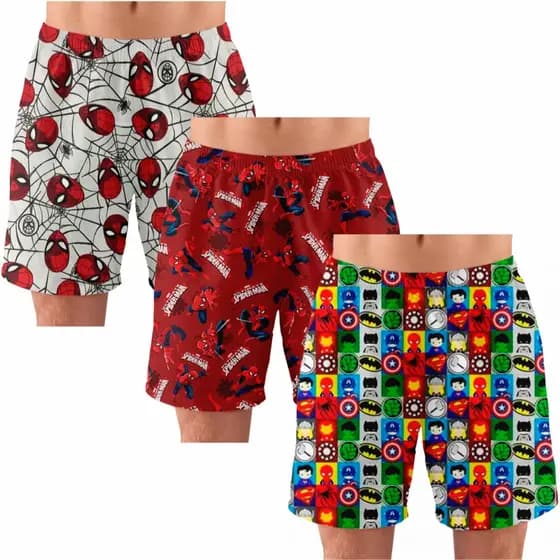 Kit 2  Pijamas Masculino Samba Canção Short Para Dormir