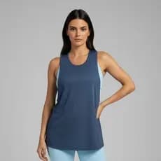 Blusa Regata Feminina Dry  Regatão Costas Nadador Cavada Academia Esportivo Fitness Treino Lisa