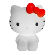 Luminária Abajur De Mesa Hello Kitty Infantil Menina Usare Gata 3D Gatinha Casa Quarto Escritório Sala Decorativa Luxo