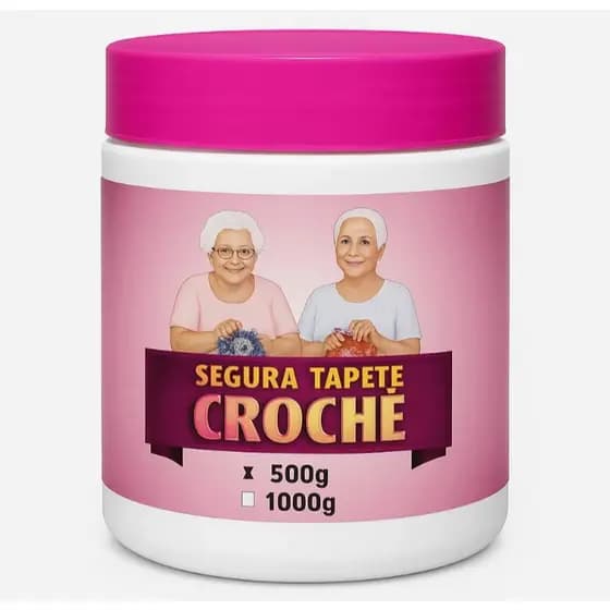 Segura Tapete Crochê 500g Antiderrapante P Tapetes De Crochê