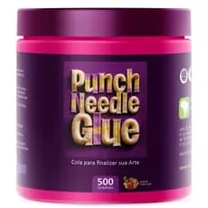 COLA PARA PUNCH NEEDLE POTE DE 500 GRS. 100% LAVÁVEL COM CHEIRINHO DE FRUTAS