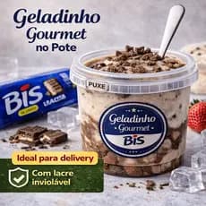 Potes Redondo com Lacre 220ml Bolo No Pote