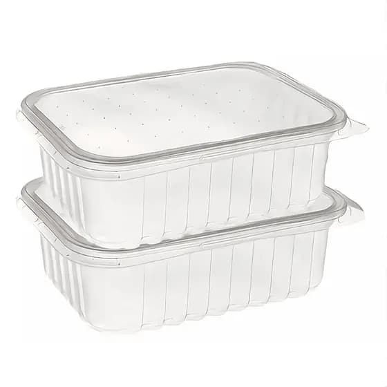 Potes Descartável 500ml Tampa Marmita Freezer Microondas - 50, 75 ou 100 Peças