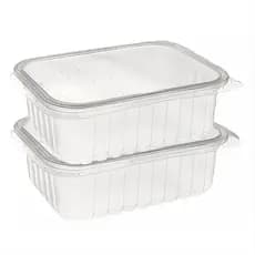 Potes Descartável 500ml Tampa Marmita Freezer Microondas - 50, 75 ou 100 Peças
