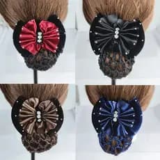 Presilha Com Laço E Rede De Coque Force Reforçada