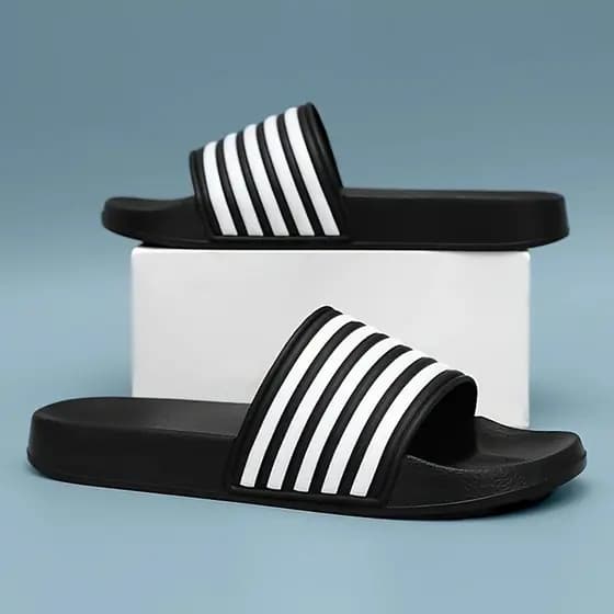 Chinelo Masculino Slide Listrado