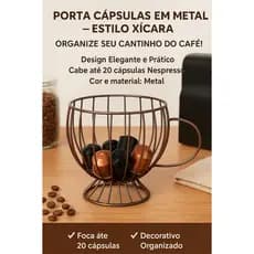 Suporte Cápsulas de Café_Decorativo Elegante