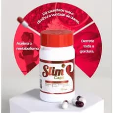 CAPS- COMPOSTO NATURAL 30 CÁPSULAS - LINHA SLIM- ENVIO IMEDIATO