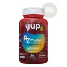 Vitaminas E Minerais De A a Z Completo Para Saúde E Imunidade 60 Gomas Sabor Framboesa Melhore Sua Imunidade e Saúde
