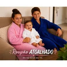Roupão Infantil Atoalhado com ou sem Capuz - Do Baby ao 14 -Várias Cores -LD BABY KIDS