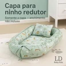 Capa Ninho Redutor Para Bebe Várias Estampas Com Ziper Menino Menina LD BABY & KIDS