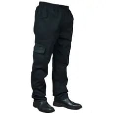 Calça de Uniforme Profissional Reforçada Cargo Bolsos Laterais Trabalho Pesado