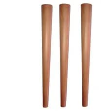 Kit 3 Pés Palito Retro De 70 Cm De Mesas De Canto Pinus