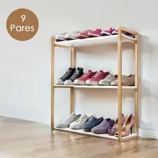 Sapateira Industrial De Aço 3 Andares Organizadora Multiuso 9 Pares de Sapato