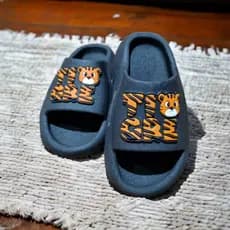 Chinelo Nuvem Infantil sandália Menino volta as aulas Tigre