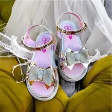 Sandália Natal réveillon Infantil Festa Dourada brilho glitter metalizado passeio dia a dia presente
