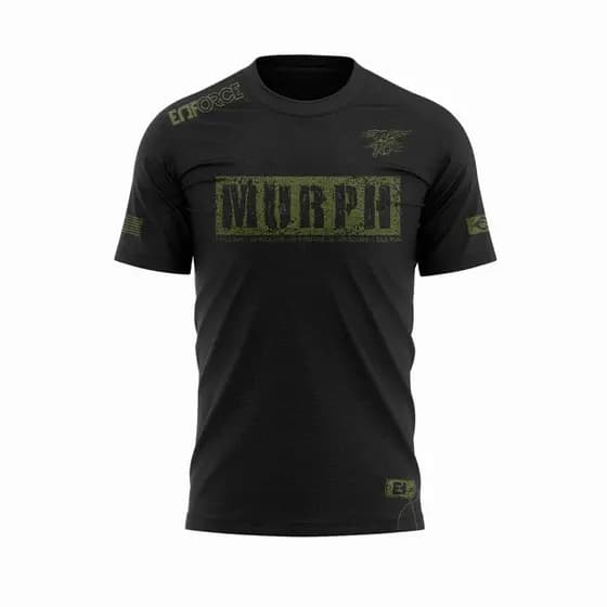 Camiseta Crossfit Murph Enforce Fitness Treino Box Treino Musculacao Dryfit Confortavel Colecao nova