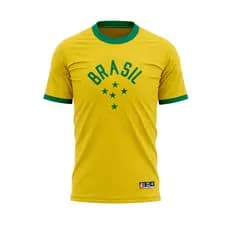 Camiseta Brasil Masculina Torcida Esportiva