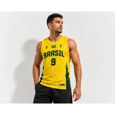 Camisa Regata Dryfit Brasil Nº9 Faixa Personalizado