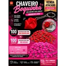 Kit 100 Chaveiros Abridor Boquinha - Lembrancinha e Brinde Atacado