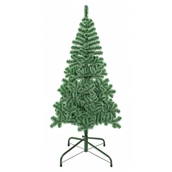Árvore de Natal Pinheiro Nevada 1,2m 1,5m 1,8m Tradicional Decoração Natal Suporte de Metal