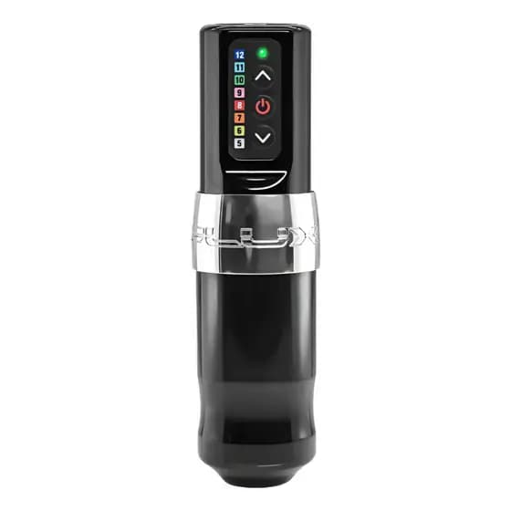 Máquina De Tatuar Sem Fio Flux- FK Preto 12000RPM