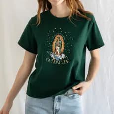 Camiseta Religiosa UNISSEX Nossa Senhora de Guadalupe 100% Algodão