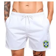 BERMUDA TECTEL POLIÉSTER PRAIA, PISCINA, ACADEMIA CORRIDA UNISSEX BRASIL