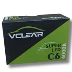 Lâmpada Super Led C6 6000K VClear - Cinoy
