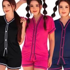 Pijama Americano Blogueirinha ideal Amamentação