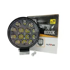 Farol De Milha Auxiliar Redondo 42w 14 Leds 6000k Universal Off-Road