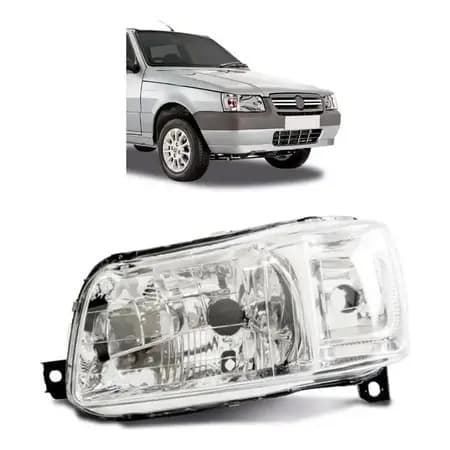 Farol Fiat Uno Mille Fire Fiorino 2004 A 2014 Lado Esquerdo