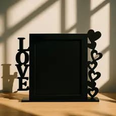 Porta-Retrato Decorativo LOVE – Presente para Namorados