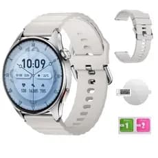 Smartwatch Haylou Watch 4S Redondo Tela AMOLED 1.43 GPS A Prova Dagua