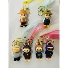 KIT 4/6 unidades Chaveiro de Personagens Fofos Acessório Decorativo e Colecionável