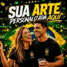 Camiseta Personalizada Com Sua Arte Uniforme Empresa Envio Rápido Copa